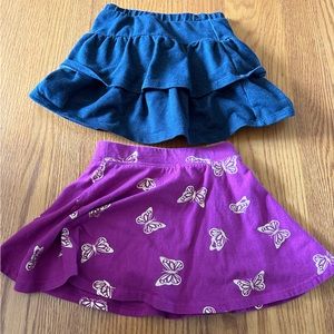 Jumping Beans Toddler Scooter Skirt Lot | 2 Pieces (2T & 24M)
